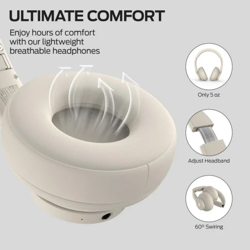 Bezdrôtové Bluetooth slúchadlá Monster Mission 100, biele - 3