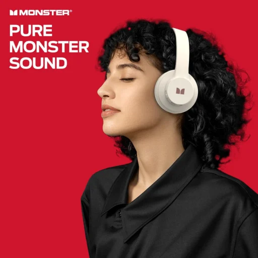 Bezdrôtové Bluetooth slúchadlá Monster Mission 100, biele - 6