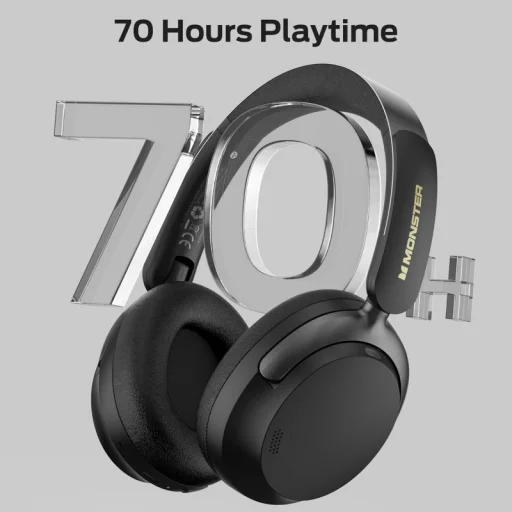 Bluetooth slúchadlá Monster Persona 3rd, čierne - 2