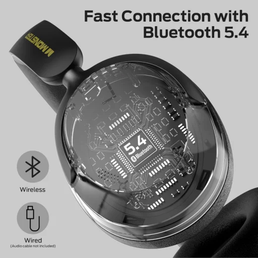 Bluetooth slúchadlá Monster Persona 3rd, čierne - 5