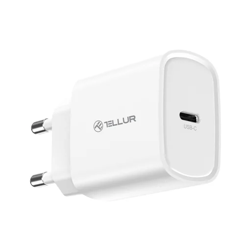 Tellur 20W USB-C PD sieťová nabíjačka biela - 2
