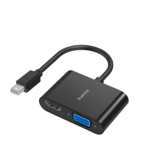 Hama 00200330 2 v 1 mini DisplayPort – HDMI / VGA videoadaptér