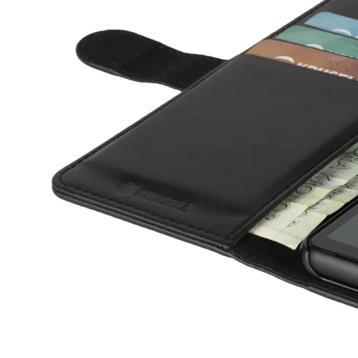 Krusell PhoneWallet Apple iPhone 12 Pro Max fekete fliptok tok - 6