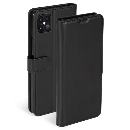 Krusell PhoneWallet Apple iPhone 12 Pro Max čierne flipové puzdro - 1