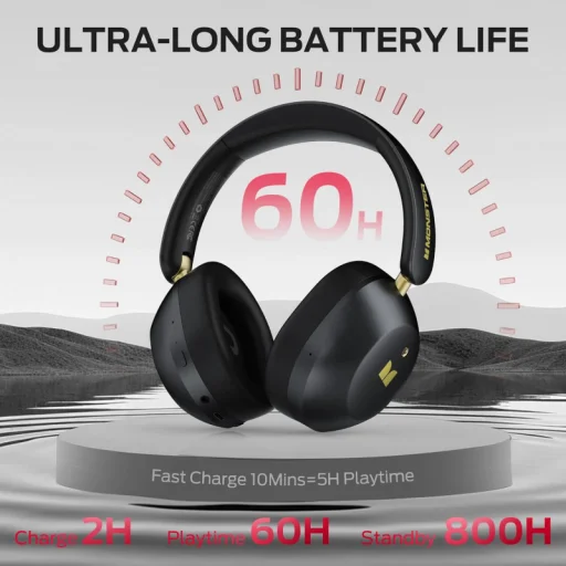 Bluetooth slúchadlá Monster Persona 6th, čierne - 2