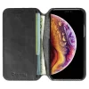 Krusell Sunne PhoneWallet Apple iPhone 11 Pro Max valódi bőr fliptok tok, vintage fekete thumbnail