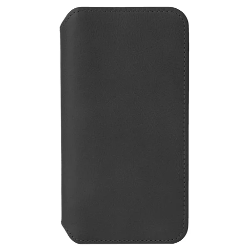 Krusell Sunne PhoneWallet Apple iPhone 11 Pro Max kožené vyklápacie puzdro, vintage čierna - 3