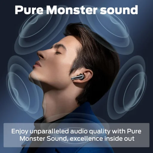 Monster N-Lite 203 AirLinks, Čierna, Bezdrôtové slúchadlá, bluetooth headset - 6