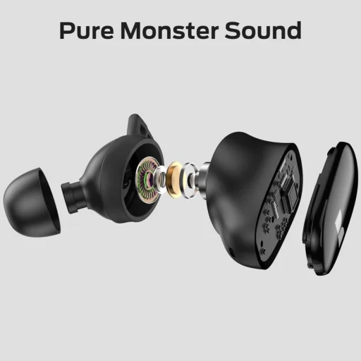 Monster N-Lite 206, čierne, bezdrôtové slúchadlá, bluetooth headset - 5