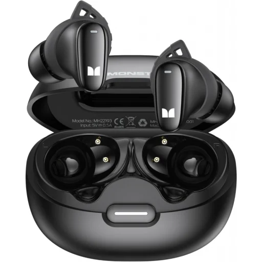 Monster N-Lite 206, čierne, bezdrôtové slúchadlá, bluetooth headset - 1