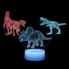 Manta SNL117RGB LED dinosaurus 3D dekoračná lampa thumbnail