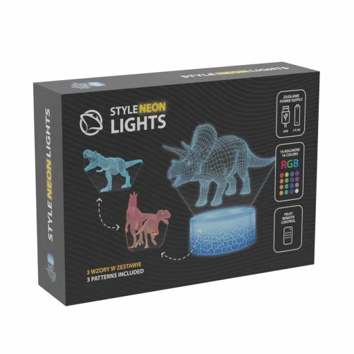 Manta SNL117RGB LED dinoszaurusz 3D dekorlámpa - 2