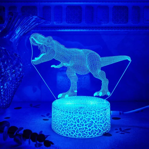 Manta SNL117RGB LED dinoszaurusz 3D dekorlámpa - 5