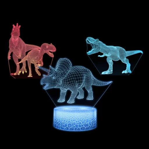 Manta SNL117RGB LED dinoszaurusz 3D dekorlámpa - 6