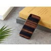 MAN&WOOD iPhone XR ebenovo čierne puzdro s imitáciou dreva thumbnail