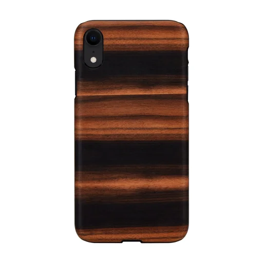 MAN&WOOD iPhone XR ébenfekete fahatású tok - 1