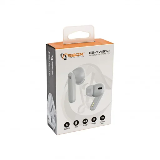 Sbox EB-TWS72 White Bluetooth fülhallgató - 8