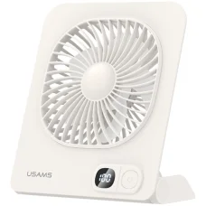 USAMS ZB363 magnetický stolový ventilátor biely