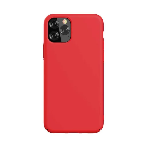Devia Nature Series silikónové puzdro pre iPhone 12 Pro Max, červené - 1