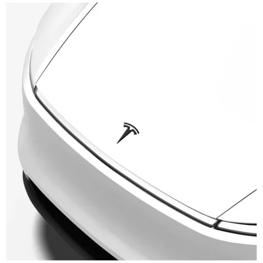 Tesla Model Y (Juniper) Spigen első embléma logó fedél fekete - 2