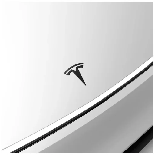 Tesla Model Y (Juniper) Spigen első embléma logó fedél fekete - 4