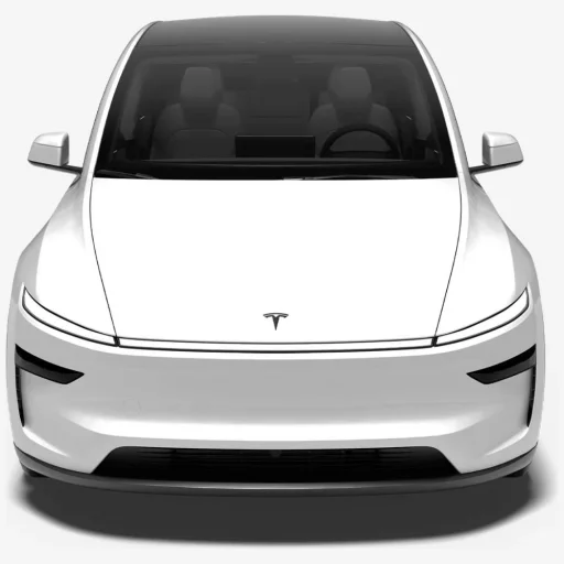 Tesla Model Y (Juniper) Spigen első embléma logó fedél fekete - 5