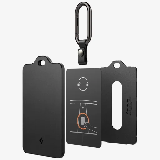 Tesla Spigen kulcskártya-tartó tok fekete - 2