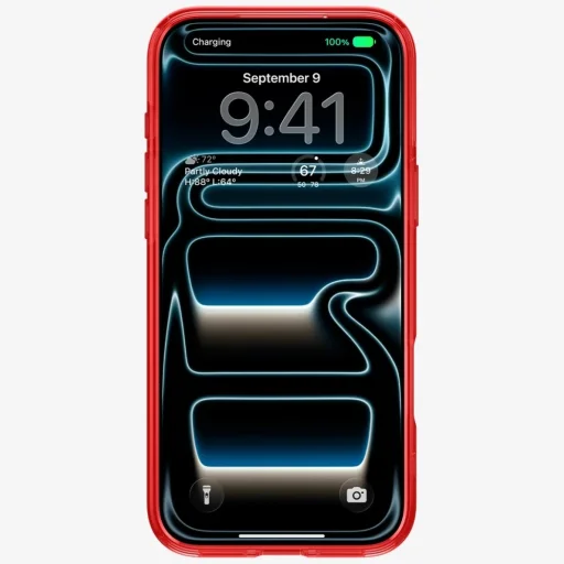 iPhone 17 Pro Max Spigen C11 Series Blast Edition MagFit červené puzdro - 3