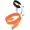 USAMS U98 3A silikónový rýchlonabíjací USB-C kábel oranžový thumbnail