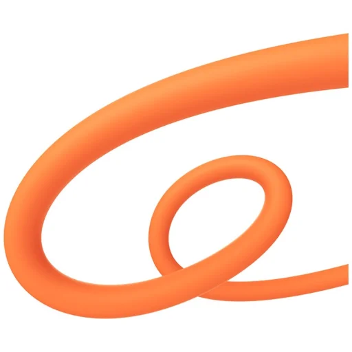 USAMS U98 3A silikónový rýchlonabíjací USB-C kábel oranžový - 8