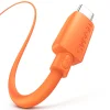 USAMS U98 3A silikónový rýchlonabíjací USB-C kábel oranžový thumbnail