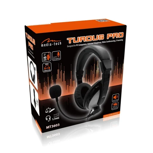 Media-Tech MT3603 Turdus Pro stereo headset s mikrofónom - 13