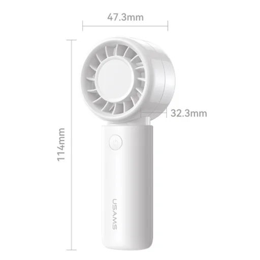 USAMS BC Series 500mAh vreckový ventilátor, ružový - 2