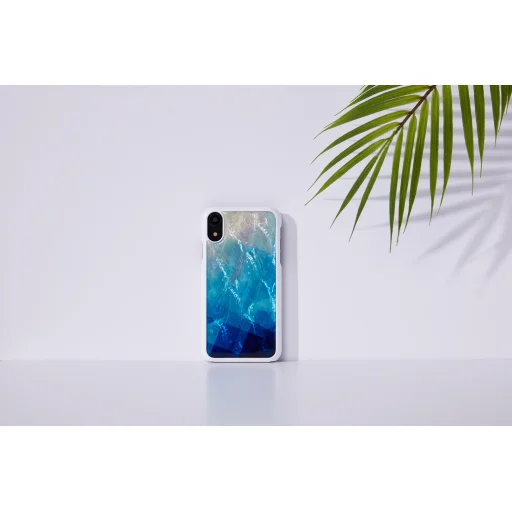 iKins okostelefon tok iPhone XR készülékhez, kék tó/fehér tok - 5