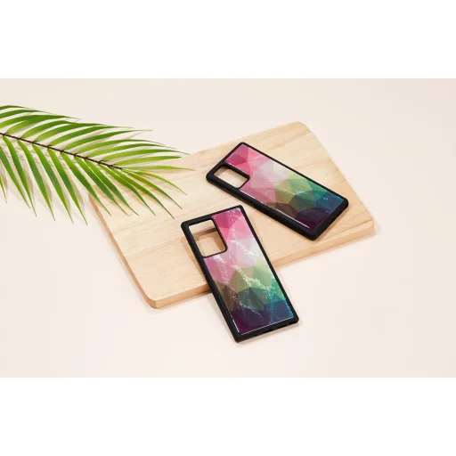 iKins čierne puzdro so vzorom vodných kvetov pre Samsung Galaxy Note 20 Ultra - 4