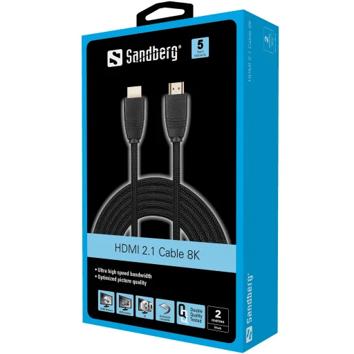Sandberg 509-14 HDMI 2.1 8K kábel, 2 m - 2