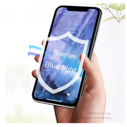 Devia Van Anti-blue Ray Full Screen Tempered Glass iPhone 11 Pro Max black - 3