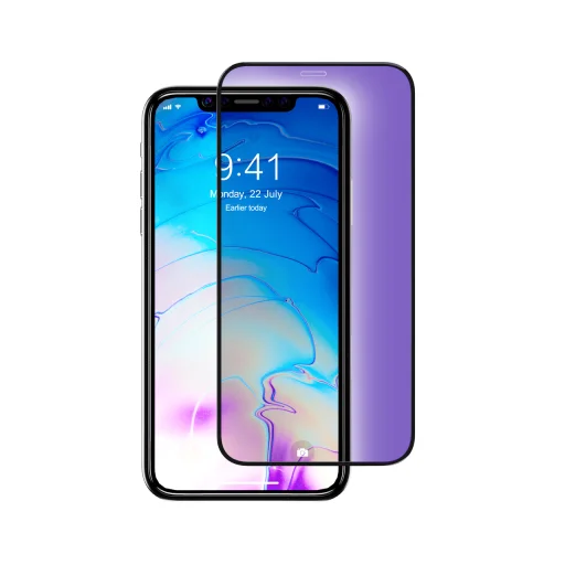 Devia Van Anti-blue Ray Full Screen Tempered Glass iPhone 11 Pro Max black - 1