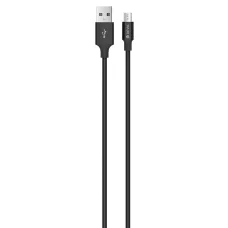 Devia Pheez Series Micro USB kábel (5V 2.4A, 1 m) čierny