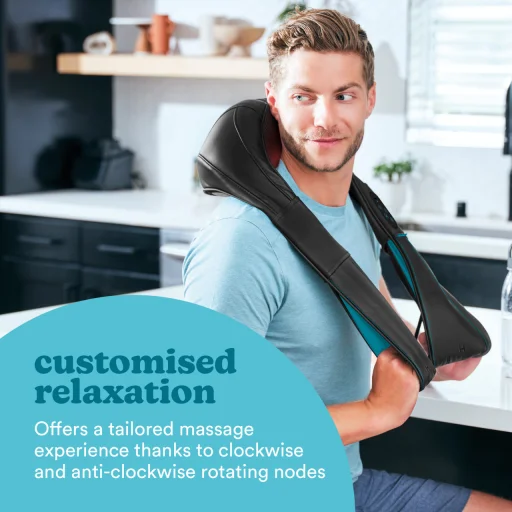Homedics NMS-50H Shiatsu nyak- és vállmasszírozó hőfunkcióval - 5