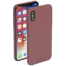 Krusell Sandby Cover Apple iPhone XS hrdzavohnedé puzdro