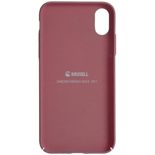 Krusell Sandby Cover Apple iPhone XS hrdzavohnedé puzdro - 2