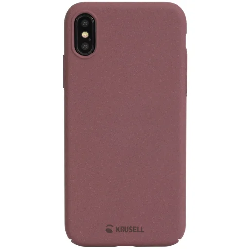 Krusell Sandby Cover Apple iPhone XS hrdzavohnedé puzdro - 3
