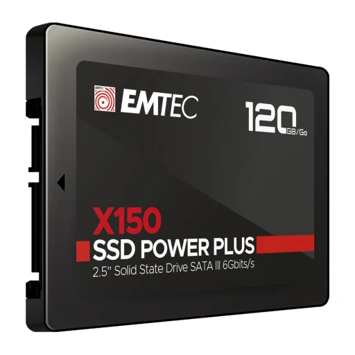 Emtec SSD 2.5" SATA X150 120GB Power Plus belső SSD meghajtó - 2