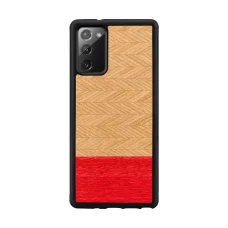 MAN&WOOD Galaxy Note 20 puzdro so vzorom rybej kosti čierna azalka