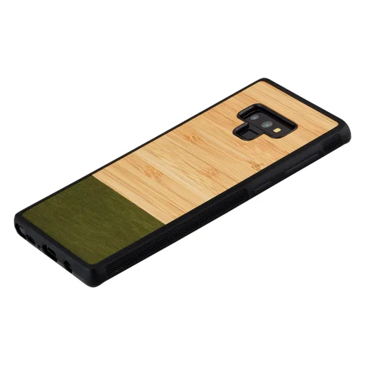 MAN&WOOD Samsung Galaxy Note 9 bambusz erdő fekete tok - 2