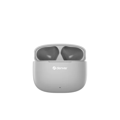 Denver TWE-48 sivé bezdrôtové bluetooth slúchadlá - 2