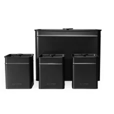 Salter BW126141EU7 Kuro 4 részes kenyértartó és tárolóedény szett