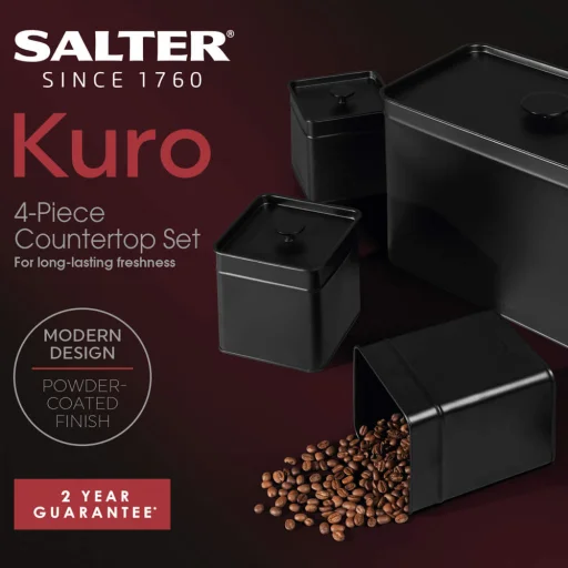 Salter BW126141EU7 Kuro 4 részes kenyértartó és tárolóedény szett - 9