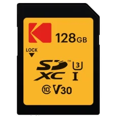 Kodak SDXC 128GB UHS-I U3 V30 Ultra Performance memóriakártya